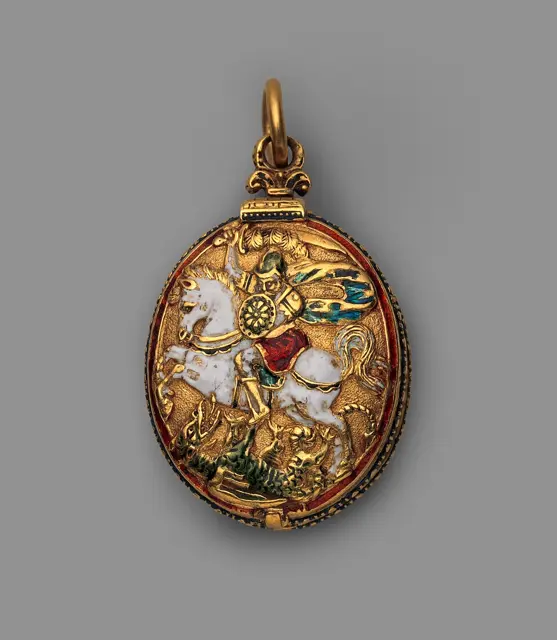 Watch in the form of a badge of the Order of the Garter — تصویر رکورد ویکیداده