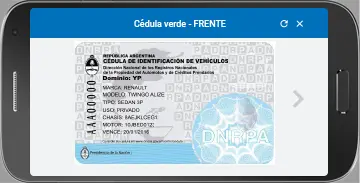 Cédula de identificación de vehículos — تصویر رکورد ویکیداده