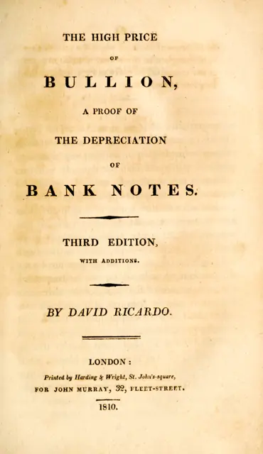 The High Price of Bullion (3rd ed.) — تصویر رکورد ویکی‌داده