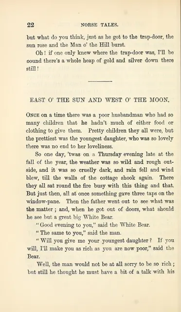 East o' the Sun and West o' the Moon — تصویر رکورد ویکی‌داده