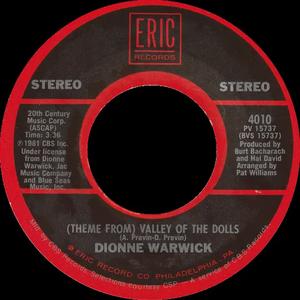 (Theme from) Valley of the Dolls — تصویر رکورد ویکیداده