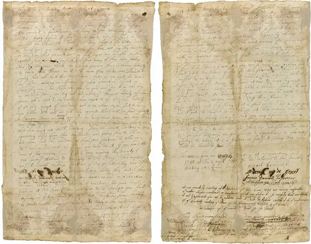 1688 Germantown Quaker Petition Against Slavery — تصویر رکورد ویکیداده