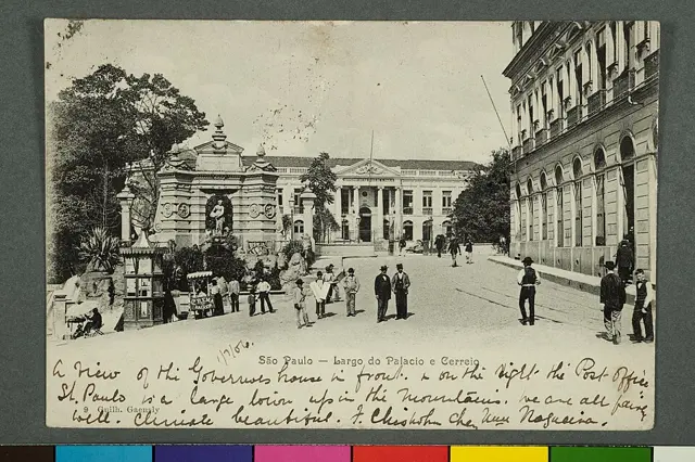 São Paulo - Largo do Palacio e Cerreio — تصویر رکورد ویکی‌داده