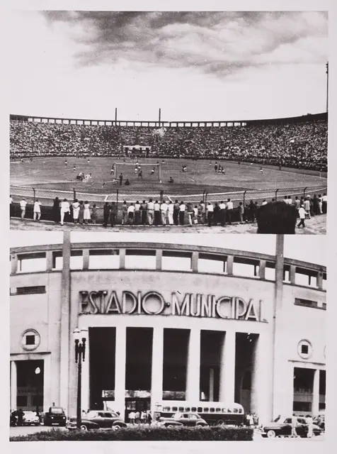 Vista pontualdo Estádio Municipal Paulo Machado de Carvalho (Pacaembu). São Paulo/Sp — تصویر رکورد ویکی‌داده