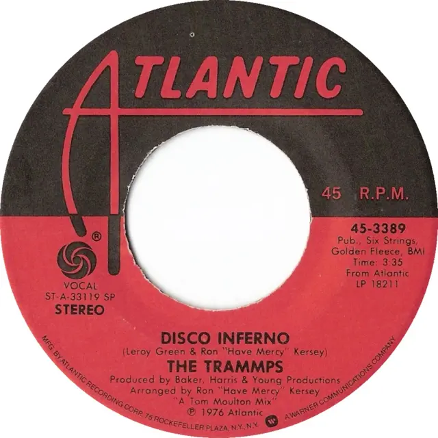 Disco Inferno / You Touch My Hot Line — تصویر رکورد ویکی‌داده