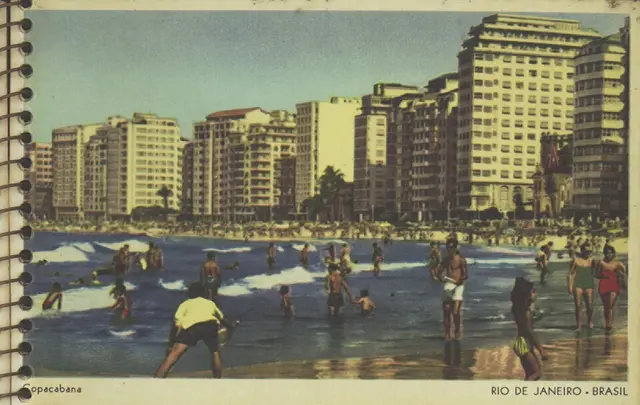 Praia de Copacabana - Rio de JaneiroBrasil — تصویر رکورد ویکیداده
