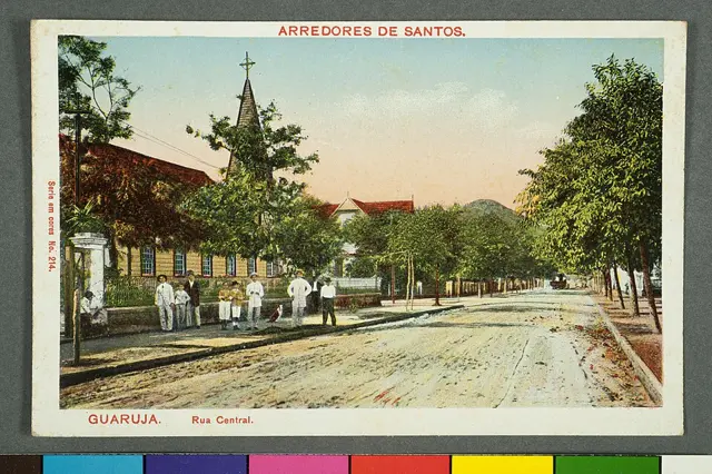 Arredores de Santos. Guarujá. Rua Central — تصویر رکورد ویکیداده
