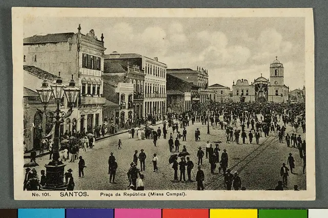 Santos. Praça da República (Missa Campal) — تصویر رکورد ویکیداده