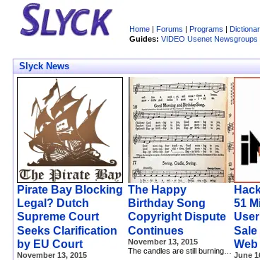 slyck.com — تصویر رکورد ویکیداده