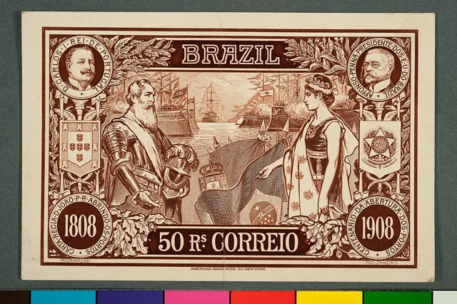 Brazil 50 R$ Correio — تصویر رکورد ویکیداده