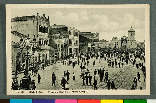 Nº 101. Santos. Praça da República (Missa Campal) — تصویر رکورد ویکی‌داده