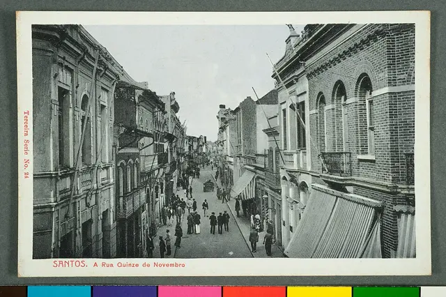 Santos. a Rua Quinze de Novembro — تصویر رکورد ویکی‌داده