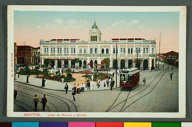 Santos. Largo do Rozario e Correio (1) — تصویر رکورد ویکی‌داده