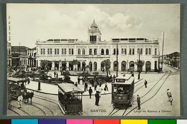 Santos. Largo do Rozario e Correio (2) — تصویر رکورد ویکی‌داده