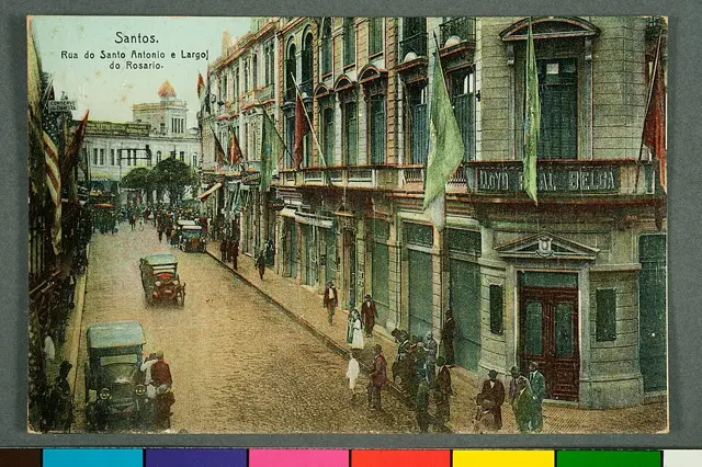 Santos. Rua do Santo Antonio e Largo do Rozario — تصویر رکورد ویکی‌داده