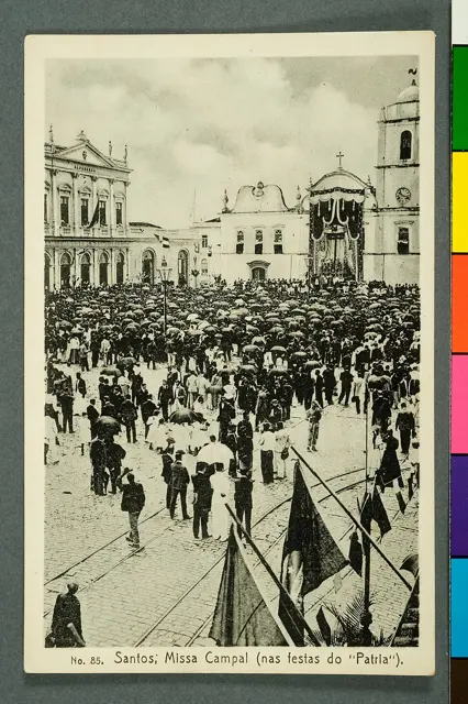 Nº 85. Santos; Missa Campal (Nas Festas do "Patria") — تصویر رکورد ویکی‌داده