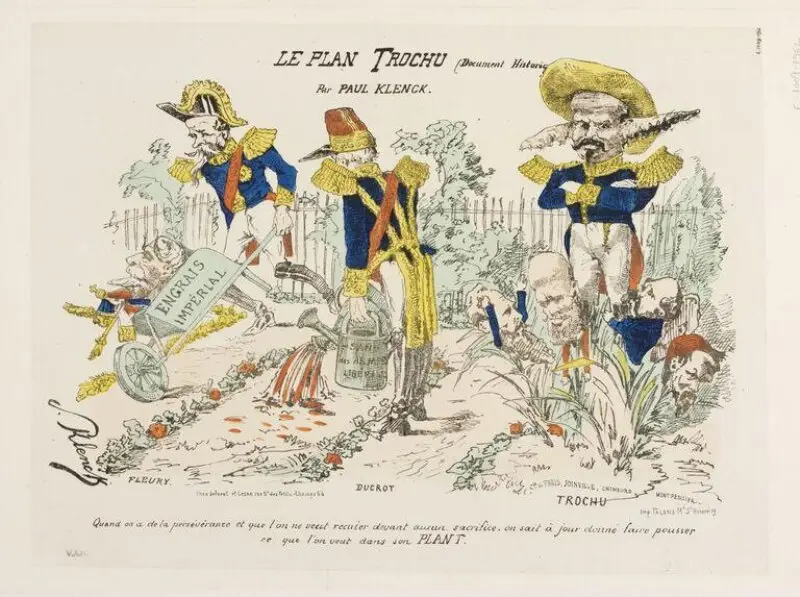 Print: Le Plan Trochu (Document Historie) — تصویر رکورد موزهٔ ویکتوریا و آلبرت