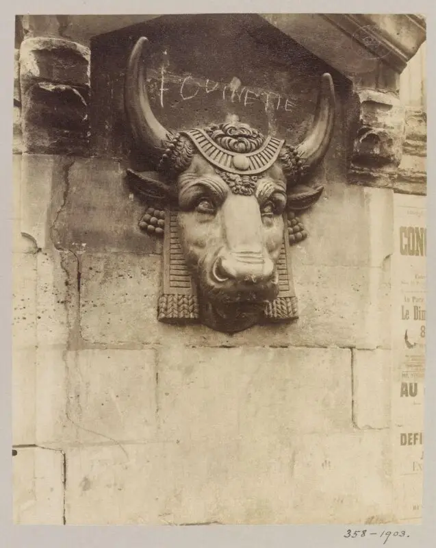 Photograph: De la tête de boeuf, Rue des Hospitalieres St Gervais, Paris, France — تصویر رکورد موزهٔ ویکتوریا و آلبرت