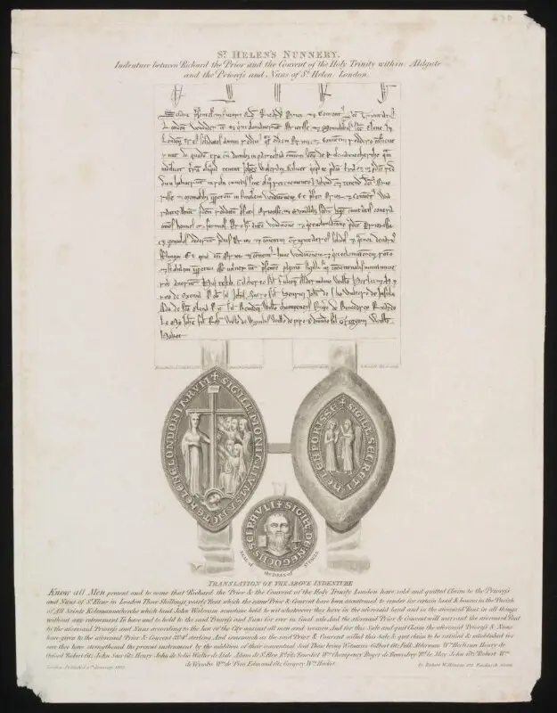 Print: St Helen's Nunnery — تصویر رکورد موزهٔ ویکتوریا و آلبرت