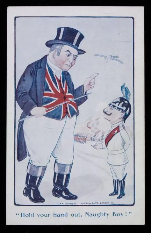 Postcard: Hold your hand out, Naughty Boy! — تصویر رکورد موزهٔ ویکتوریا و آلبرت
