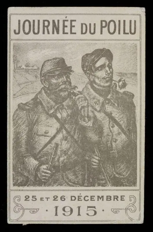 Postcard: Journée de Poilu — تصویر رکورد موزهٔ ویکتوریا و آلبرت