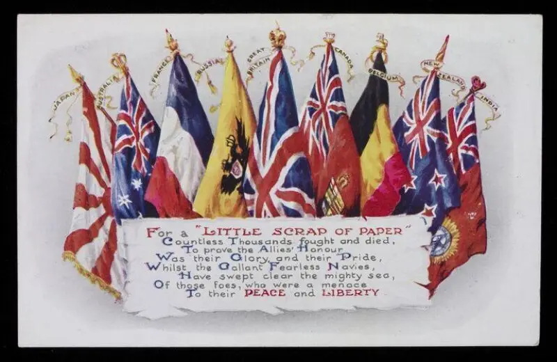 Postcard: For a "Little Scrap of Paper" — تصویر رکورد موزهٔ ویکتوریا و آلبرت
