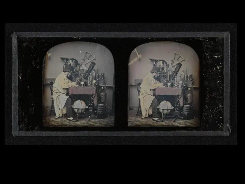 Daguerreotype: Scientist in his Laboratory — تصویر رکورد موزهٔ ویکتوریا و آلبرت