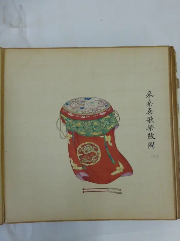 Painting: The Drum That Accompanies the Mulberry Song — تصویر رکورد موزهٔ ویکتوریا و آلبرت
