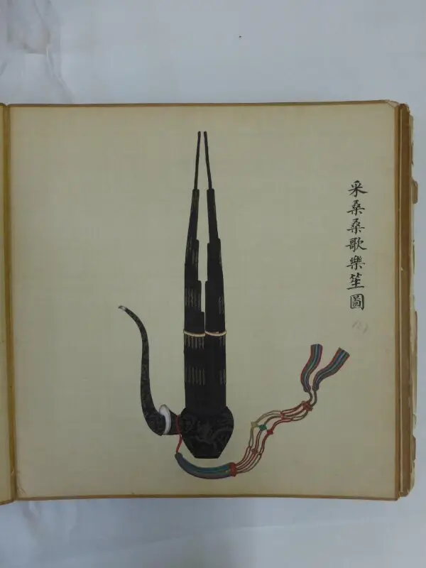Painting: The Hand-Organ That Accompanies the Mulberry Song — تصویر رکورد موزهٔ ویکتوریا و آلبرت