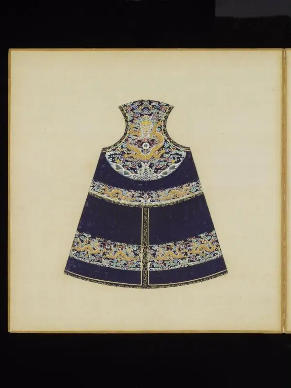 Painting: A Court Jacket Worn by the Imperial Concubines of the First Rank — تصویر رکورد موزهٔ ویکتوریا و آلبرت