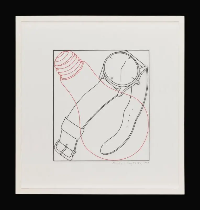 Drawing: Proposal (bulb and watch) — تصویر رکورد موزهٔ ویکتوریا و آلبرت