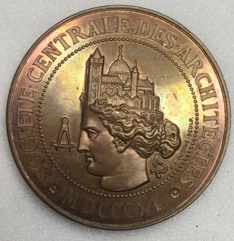 Medal: Medal of the Société Centrale des Architectes — تصویر رکورد موزهٔ ویکتوریا و آلبرت