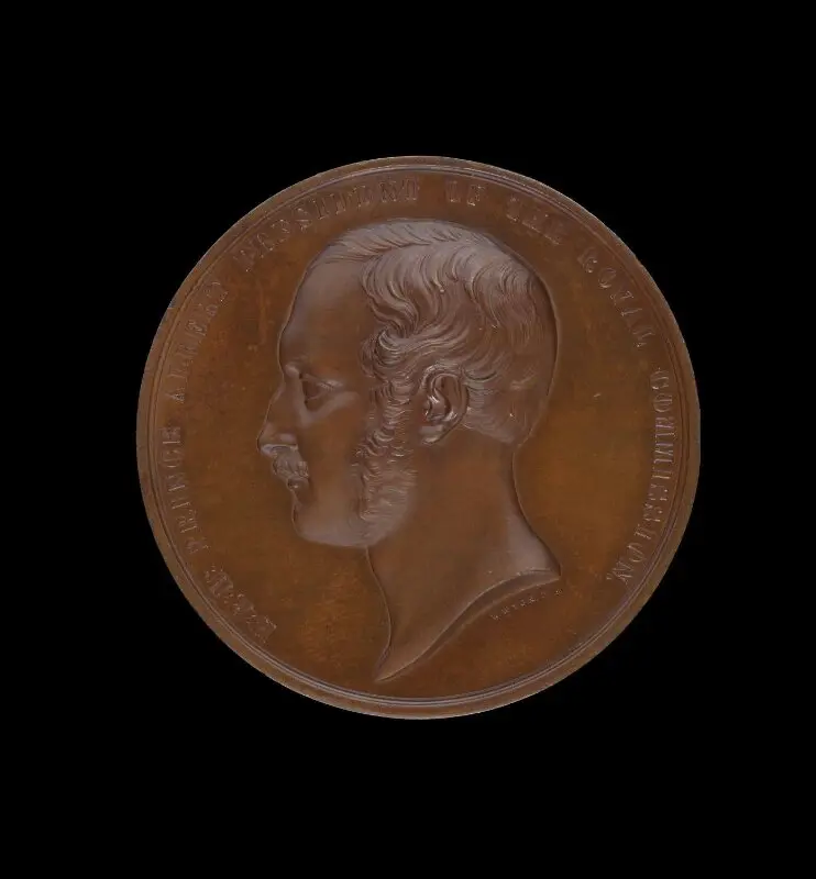 Medal: Exhibitors Medal for the Great Exhibition of 1851 — تصویر رکورد موزهٔ ویکتوریا و آلبرت