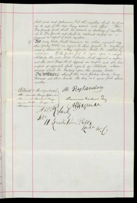 Document: Memorandum of Agreement — تصویر رکورد موزهٔ ویکتوریا و آلبرت