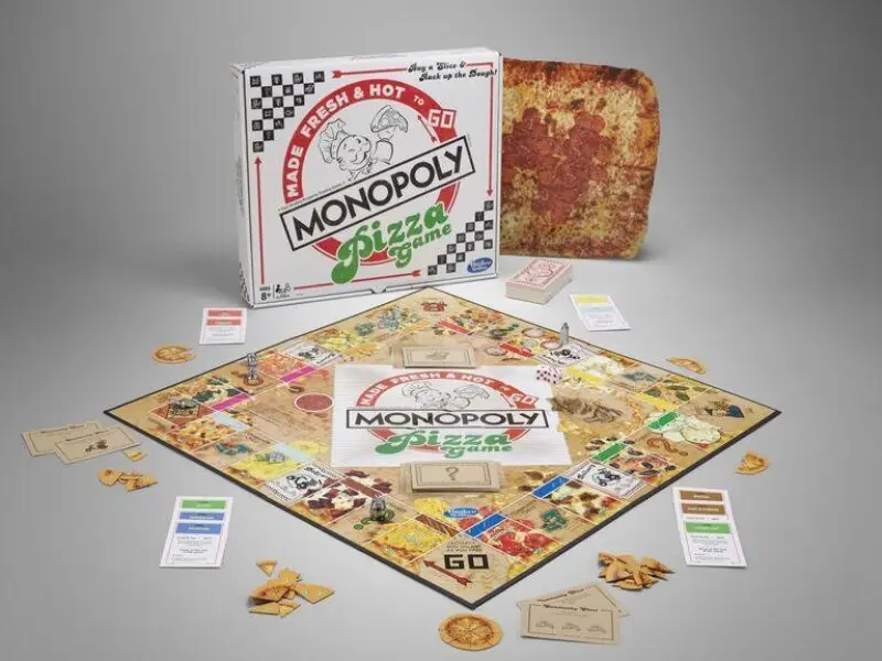 Board game: Monopoly Pizza — تصویر رکورد موزهٔ ویکتوریا و آلبرت