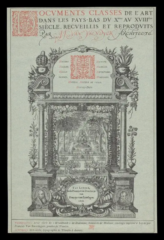 Print: Documents classes de l'art dans Les Pays-Bas — تصویر رکورد موزهٔ ویکتوریا و آلبرت