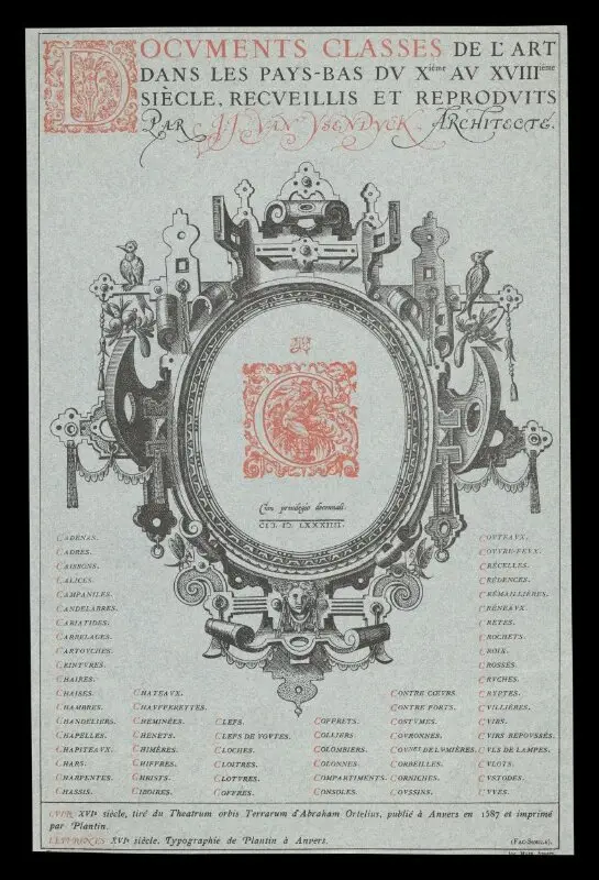 Print: Documents classes de l'art dans Les Pays-Bas — تصویر رکورد موزهٔ ویکتوریا و آلبرت