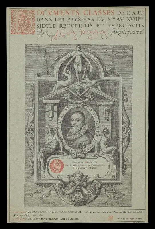 Print: Documents classes de l'art dans les Pays-Bas du Xieme AV XVIIIieme siecle recueillis et reproduits par J. J. Van Ysendyck, Architecte — تصویر رکورد موزهٔ ویکتوریا و آلبرت