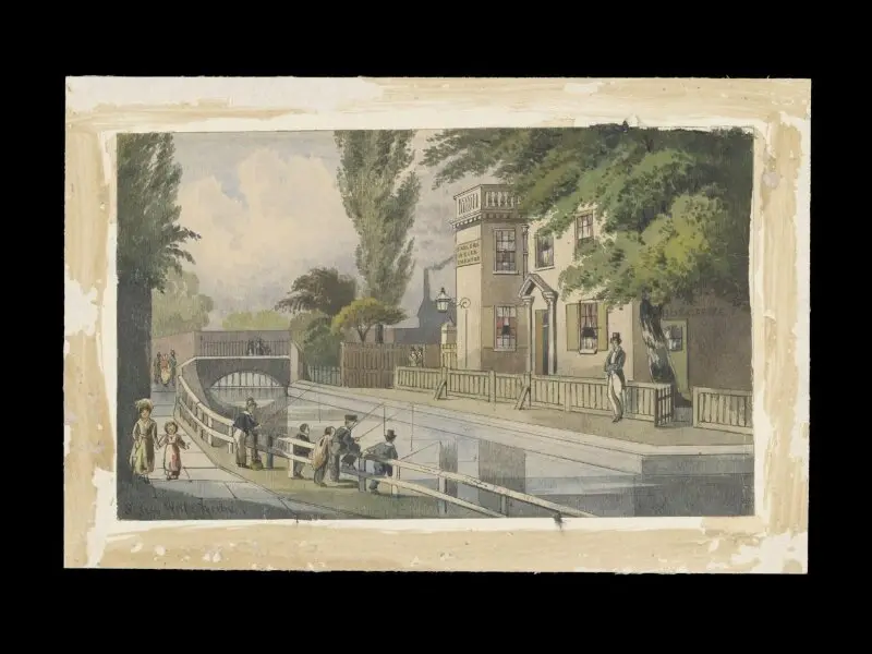 Watercolour drawing: H Beard Print Collection — تصویر رکورد موزهٔ ویکتوریا و آلبرت