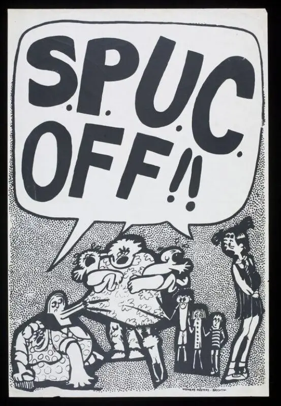 Poster: S.P.U.C. OFF! — تصویر رکورد موزهٔ ویکتوریا و آلبرت