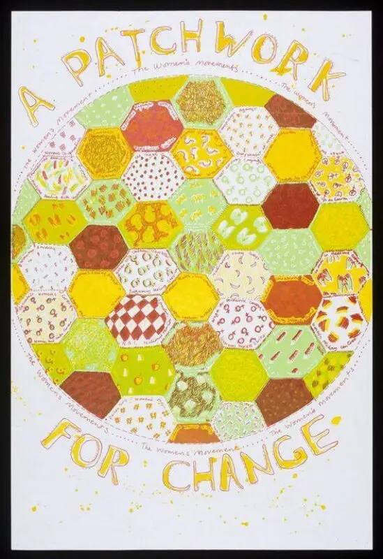 Poster: A Patchwork For Change — تصویر رکورد موزهٔ ویکتوریا و آلبرت