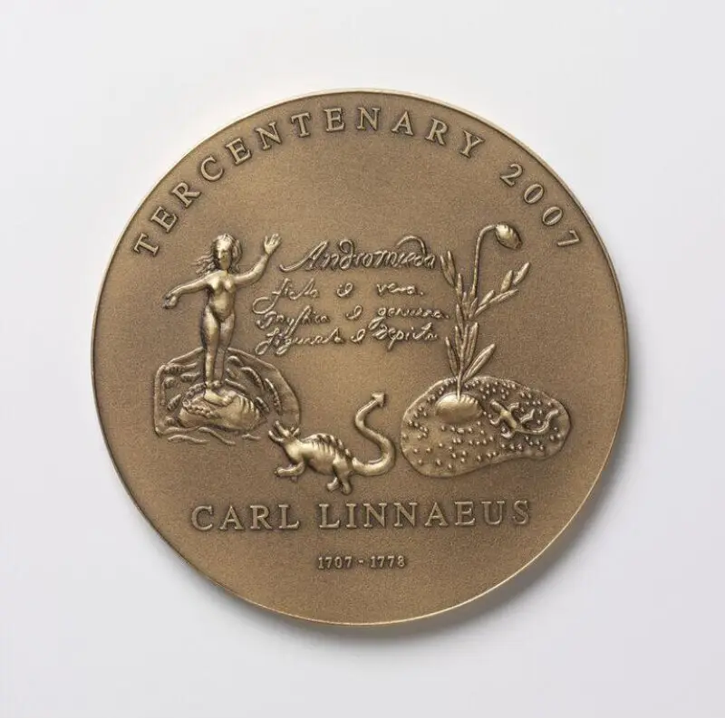 Medal: Linnaean Tercentenary Medal — تصویر رکورد موزهٔ ویکتوریا و آلبرت