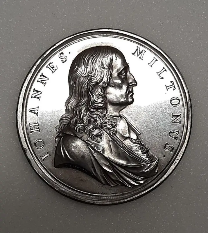 Medal: Medal of John Milton — تصویر رکورد موزهٔ ویکتوریا و آلبرت