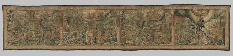 Tapestry: Mars, Jupiter, Saturn, Fortuna — تصویر رکورد موزهٔ ویکتوریا و آلبرت