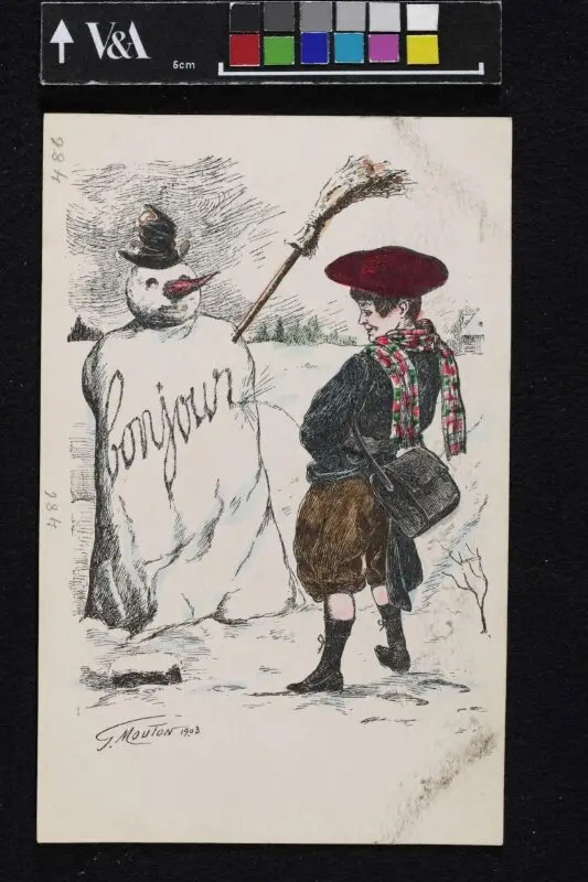 Postcard: Bonjour — تصویر رکورد موزهٔ ویکتوریا و آلبرت