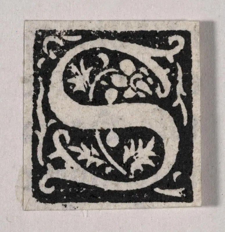 Initial letter — تصویر رکورد موزهٔ ویکتوریا و آلبرت