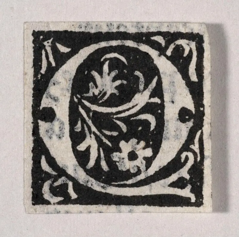 Initial letter — تصویر رکورد موزهٔ ویکتوریا و آلبرت