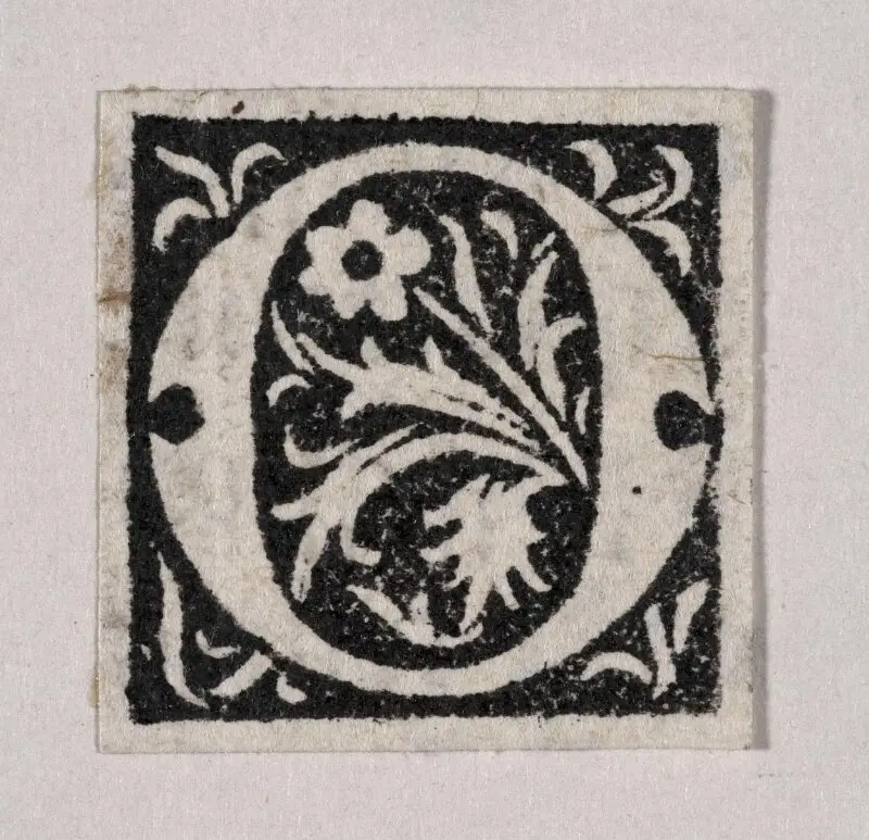 Initial letter — تصویر رکورد موزهٔ ویکتوریا و آلبرت