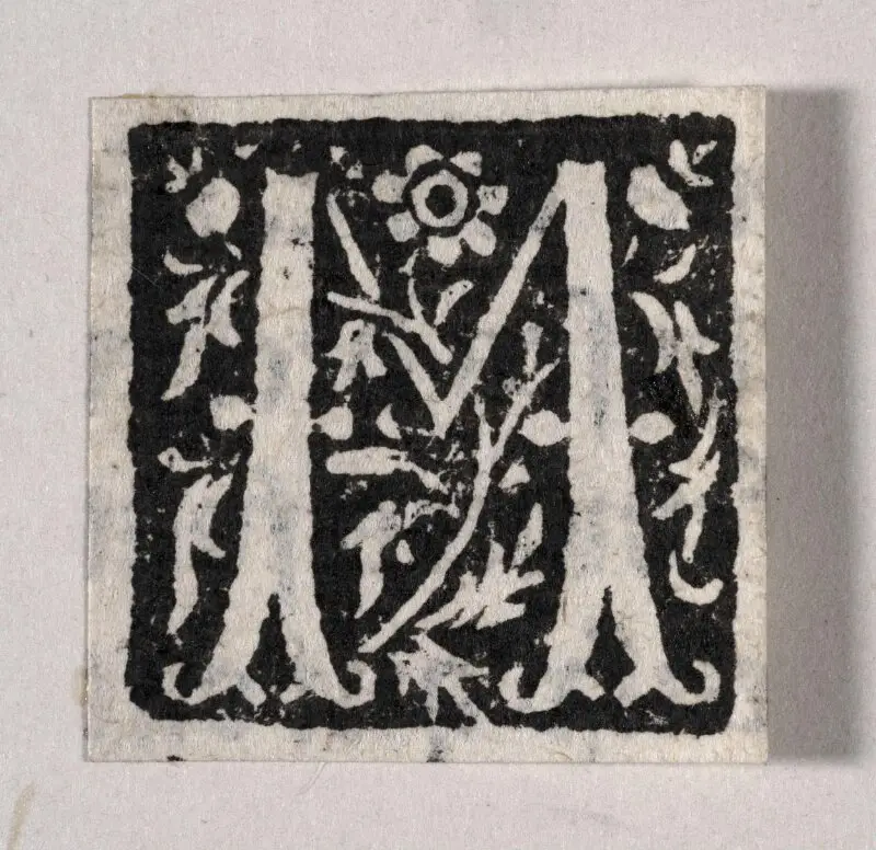 Initial letter — تصویر رکورد موزهٔ ویکتوریا و آلبرت