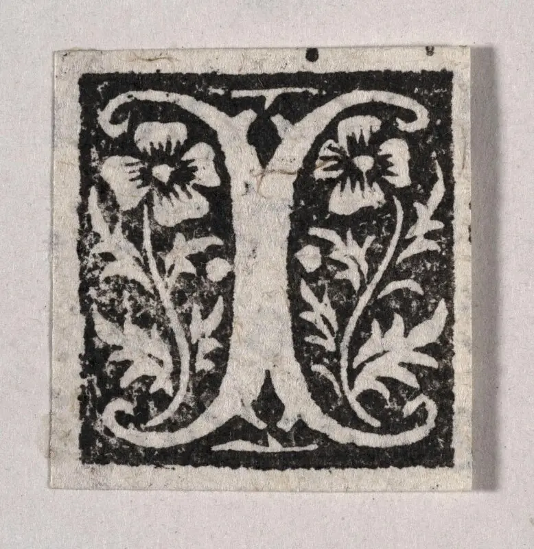 Initial letter — تصویر رکورد موزهٔ ویکتوریا و آلبرت